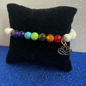 NEW 7 stone chakra bracelet